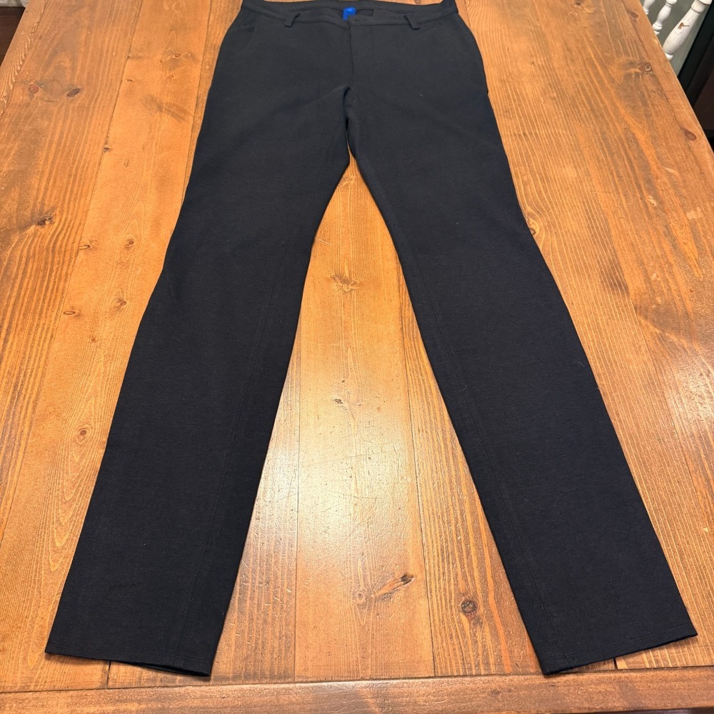 Kit & Ace Tenure Ponte Pants‎ Mens 32x36 Black Slim Fit Stretch Trouser
